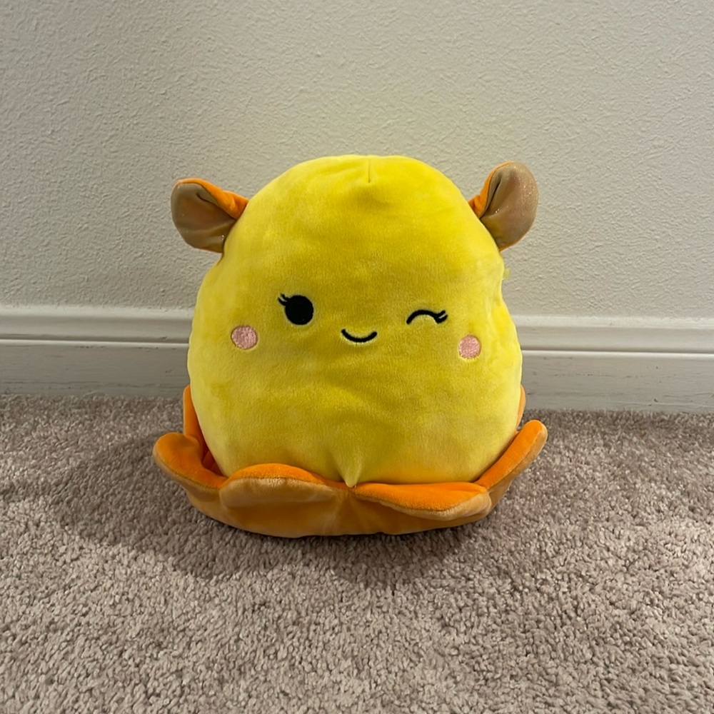 Bijan the octopus yellow and perfect for kids